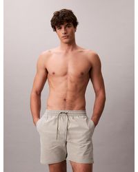 Calvin Klein - Medium Drawstring Swim Shorts - Lyst