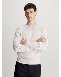 Calvin Klein - Pull en soie et coton - Lyst