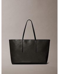 Calvin Klein - Allover Emblem Logo Tote Bag - Lyst