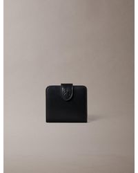 Calvin Klein - Square Nappa Leather Rfid Wallet - Lyst