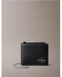 Calvin Klein - Bold Pebble Chain Wallet - Lyst
