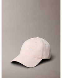Calvin Klein - Cotton Twill Embroidered Logo Cap - Lyst