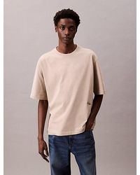 Calvin Klein - Relaxed Katoenen T-Shirt - Lyst