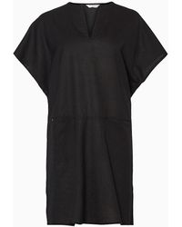 Calvin Klein Caft�n de playa - Core Solids - Negro