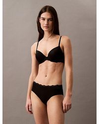 Calvin Klein - Braguita Hipster - Micro Stretch with Lace - Lyst
