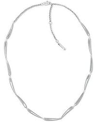 Calvin Klein - Jeans Elongated Drops Stainless Steel Necklace - Lyst
