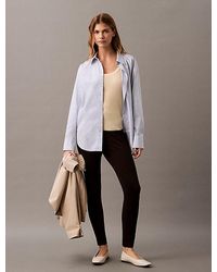 Calvin Klein - Ponte Skinny Fit Trousers - Lyst