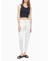calvin klein tape joggers