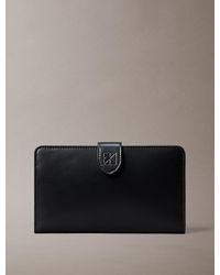 Calvin Klein - Nappa Leather Rfid Passport Wallet - Lyst