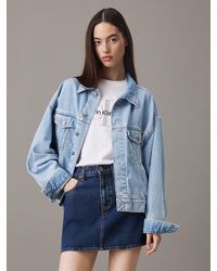 Calvin Klein - Boxy Denim Jacket - Lyst