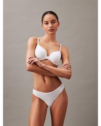 Calvin Klein - Low Rise Thong - Ideal Cotton - Lyst