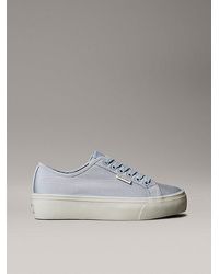 Calvin Klein - Jeans Moiré Comfort Platform Trainers - Lyst