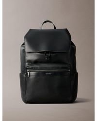 Calvin Klein - Solid Zip Flap Backpack - Lyst