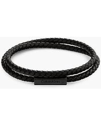 Calvin Klein - Dubbele Gevlochten Armband - Lyst