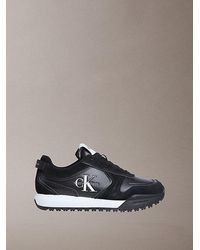 Calvin Klein - Jeans Suede Signature Runner Trainers - Lyst