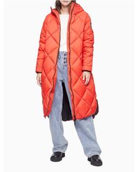 calvin klein long jackets