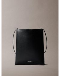 Calvin Klein - Crossbody-Shopper Aus Leder - Lyst