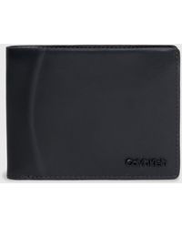Calvin Klein - Portefeuille 3 volets en cuir anti-RFID - Lyst