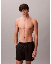 Calvin Klein - Medium Drawstring Swim Shorts - Lyst