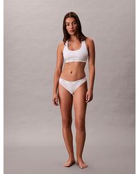 Calvin Klein - Bikini Briefs Cotton Stretch Rib - Lyst