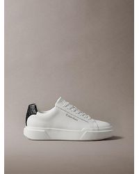 Calvin Klein - Leather Durable Traction Chunky Trainers - Lyst