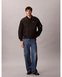 Calvin Klein - Jeans Nylon Bomber Jacket - Lyst