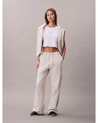 Calvin Klein - Cotton Terry Monogram Joggers - Lyst