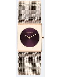 Calvin Klein - Reloj dde acero bañado en oro rosa CK Pulse - Lyst