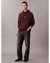Calvin Klein - Jeans Monologo Premium Fleece Hoodie - Lyst