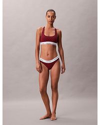 Calvin Klein - Ongevoerde Bralette - Lyst