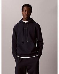 Calvin Klein - Graphic Logo Fleece Hoodie - Lyst
