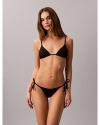Calvin Klein - Triangle Bikini Top - Lyst