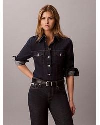 Calvin Klein - Jeans Classic Denim Trucker Shirt - Lyst