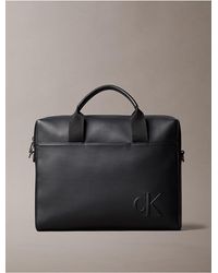 Calvin Klein - Embossed Monogram Commuter Bag - Lyst