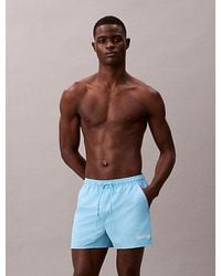 Calvin Klein - Short Drawstring Swim Shorts Intense Power - Lyst