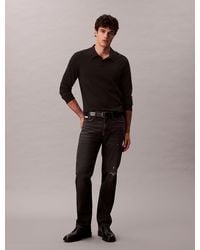 Calvin Klein - Standard Straight Fit Jeans - Lyst
