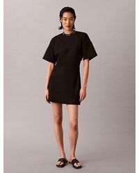 Calvin Klein - Jeans Milano Jersey Draped T-Shirt Dress - Lyst