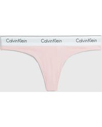 Calvin Klein - Modern Cotton Cotton-jersey Thong - Lyst