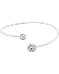 Calvin Klein - Stainless Steel Crystal Bangle - Lyst