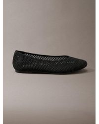 Calvin Klein - Liliana Mesh Ballerinas - Lyst