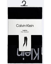 Calvin Klein - Logo Waistband Leggings - Lyst