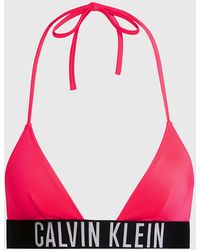 Calvin Klein - Micro Triangle Bikini Top - Intense Power - Lyst
