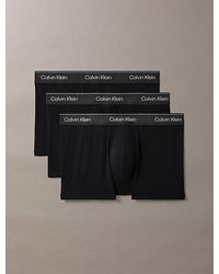 Calvin Klein - 3 Pack Trunks Icon Cotton Stretch - Lyst