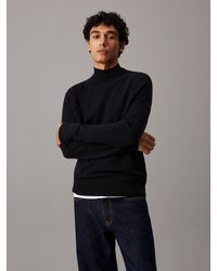 Calvin Klein - Maglione Con Collo A Lupetto - Lyst