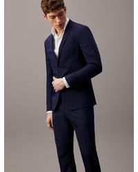 Calvin Klein - Wool Suit Blazer - Lyst