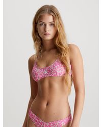 Calvin Klein - Bralette Bikini Top - Lyst