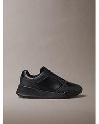 Calvin Klein - Leather Chunky Dad Trainers - Lyst