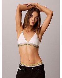 Calvin Klein - Lightly Lined Triangle Bra Pride - Lyst