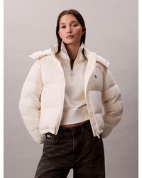 Calvin Klein - Short Down Puffer Jacket - Lyst