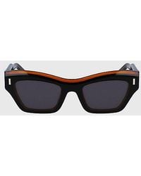 Calvin Klein - Butterfly Sunglasses - Lyst